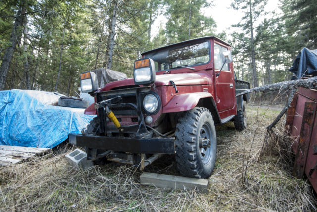 1976 Red Toyota Land Cruiser