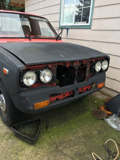 1976 Red and Black Toyota Other Standard Cab Pickup