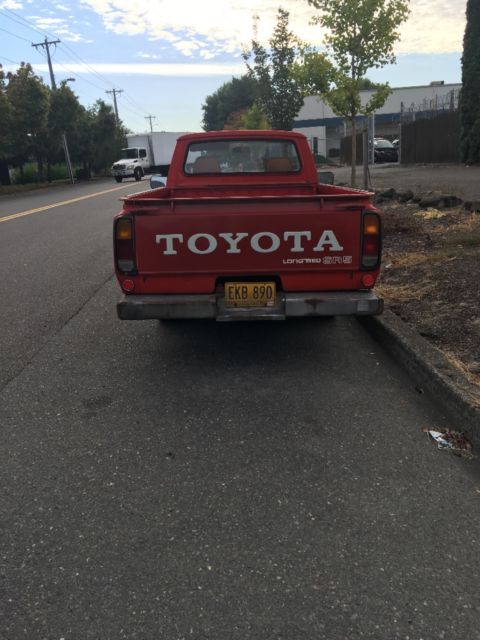 1976 Red and Black Toyota Other Standard Cab Pickup