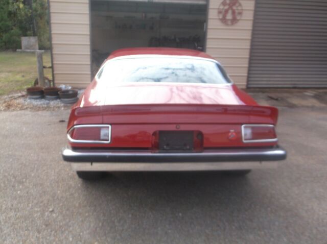 1976 porche red Chevrolet Camaro Coupe