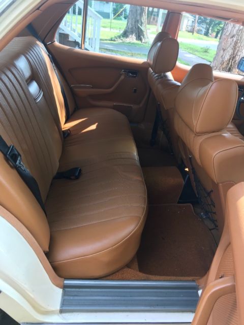 1977 Light Ivory Mercedes-Benz 200-Series Sedan