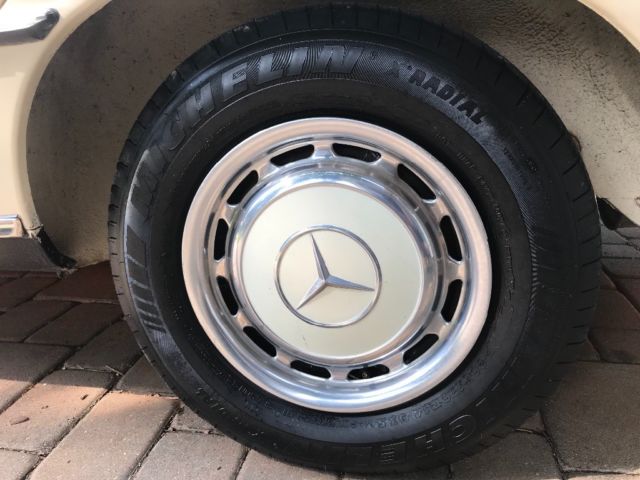 1977 Light Ivory Mercedes-Benz 200-Series Sedan