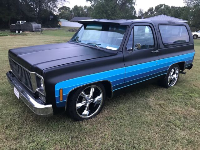 1977 Black Chevrolet Blazer SUV