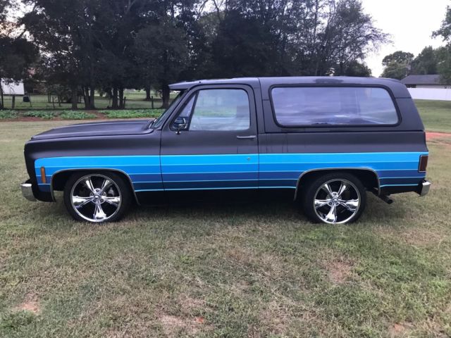 1977 Black Chevrolet Blazer SUV