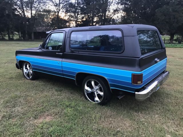 1977 Black Chevrolet Blazer SUV