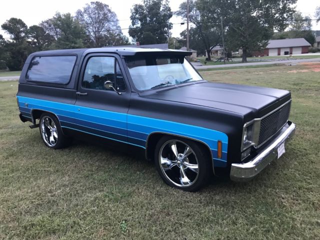 1977 Black Chevrolet Blazer SUV