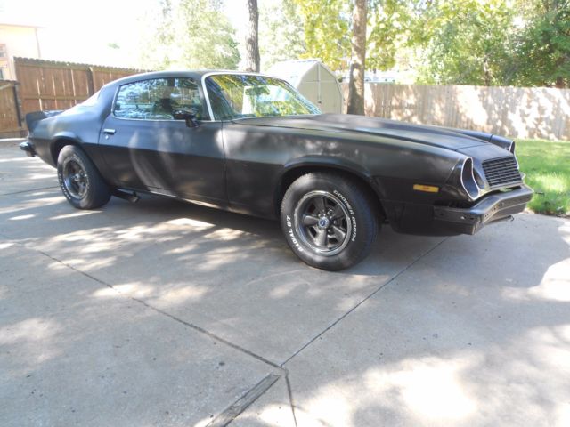 1977 Black Chevrolet Camaro Coupe