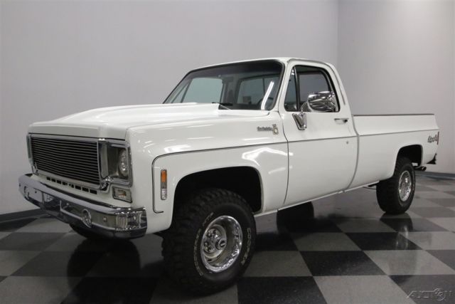 1977 White Chevrolet K-10