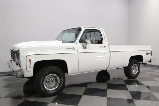 1977 White Chevrolet K-10