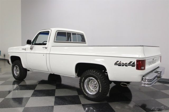 1977 White Chevrolet K-10