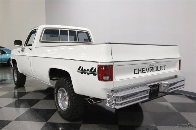 1977 White Chevrolet K-10