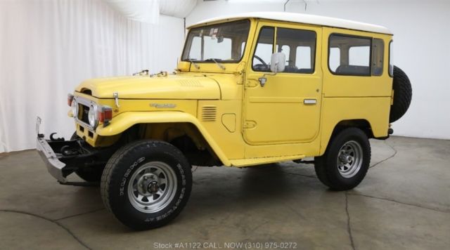 1977 Yellow Toyota Land Cruiser