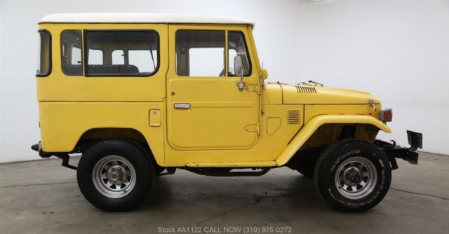 1977 Yellow Toyota Land Cruiser