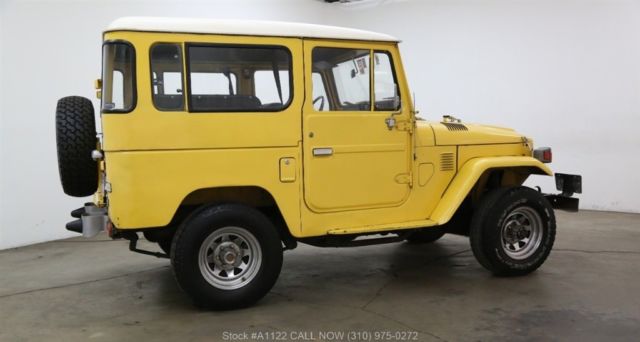 1977 Yellow Toyota Land Cruiser