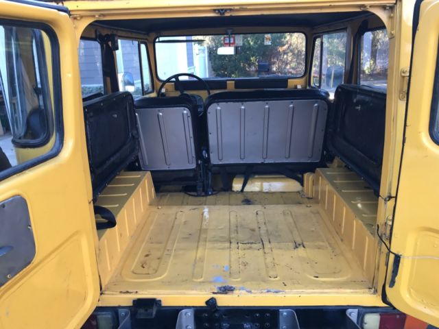 1977 Yellow Toyota Land Cruiser SUV