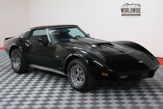 1977 Black Chevrolet Corvette