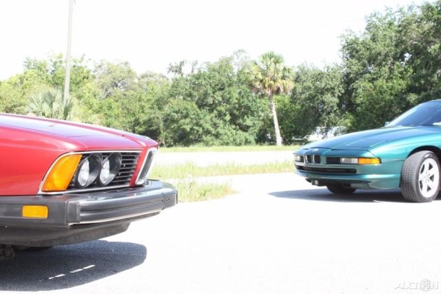 1977 Burgundy BMW 6-Series Coupe
