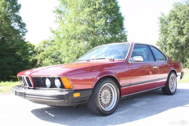 1977 Burgundy BMW 6-Series Coupe