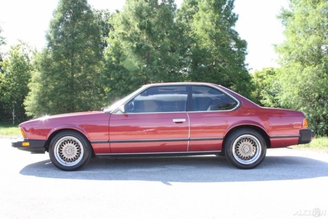 1977 Burgundy BMW 6-Series Coupe