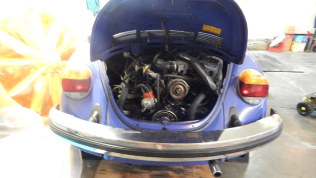 1977 Blue Volkswagen Beetle - Classic Convertible