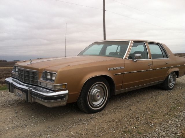 1977 Gold Buick Electra Sedan