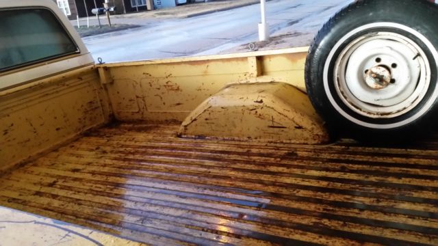 1977 Yellow Chevrolet C-10 Standard Cab Pickup