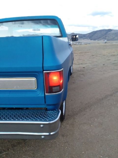 1977 Blue Chevrolet C-10