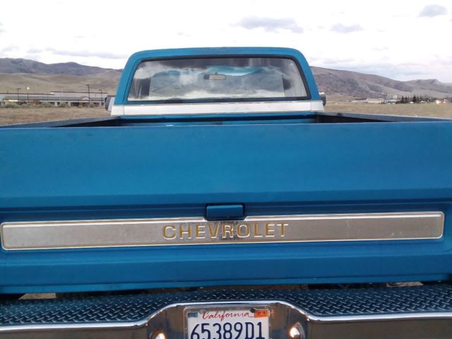 1977 Blue Chevrolet C-10