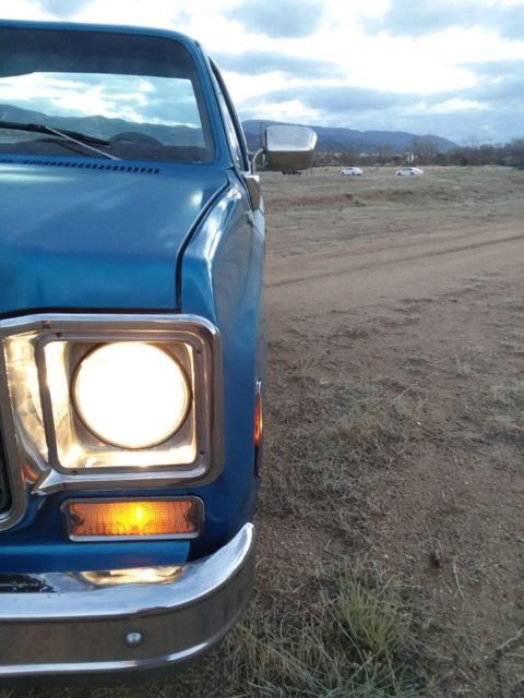 1977 Blue Chevrolet C-10