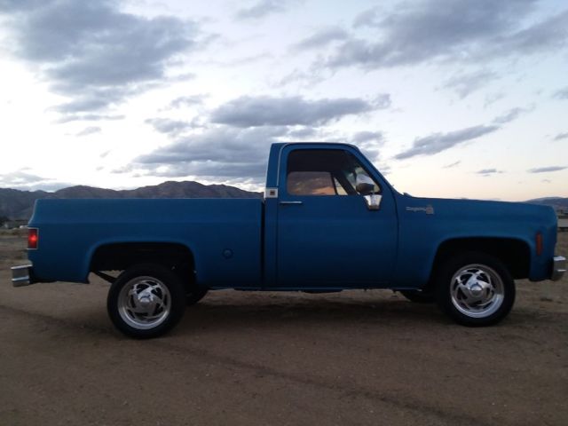 1977 Blue Chevrolet C-10