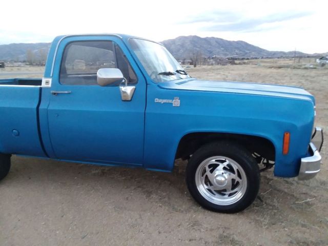 1977 Blue Chevrolet C-10