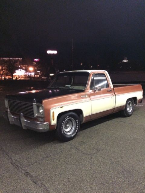1977 Russet Chevrolet C-10 Regular cab short bed