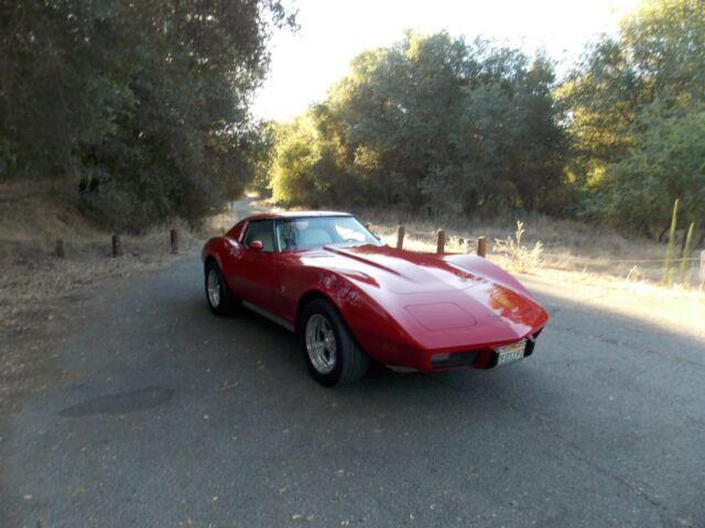 1977 Red Chevrolet Corvette Coupe