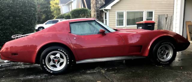 1977 Red Chevrolet Corvette Coupe