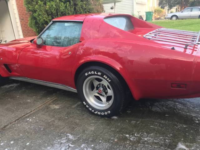 1977 Red Chevrolet Corvette Coupe