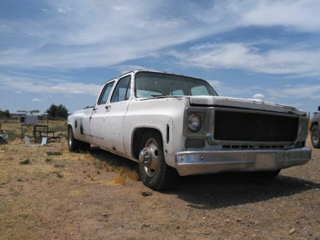 1977 White Chevrolet C/K Pickup 3500 Extended Crew Cab Pickup