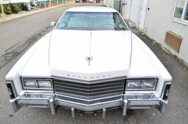 1977 White Cadillac Eldorado Coupe