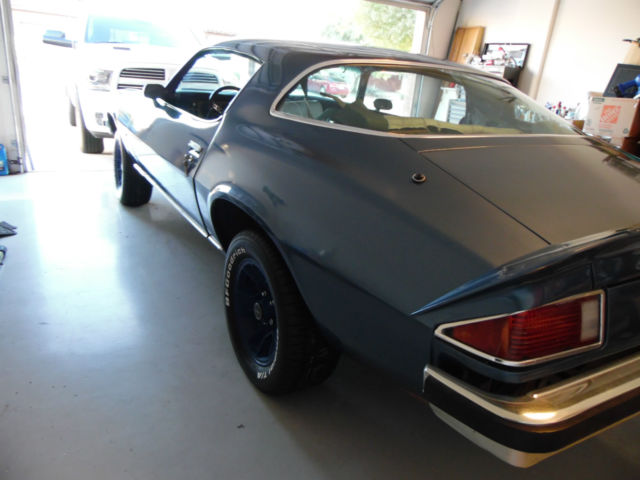 1977 Blue Chevrolet Camaro