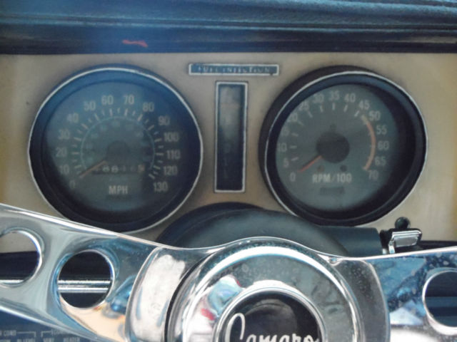 1977 Blue Chevrolet Camaro