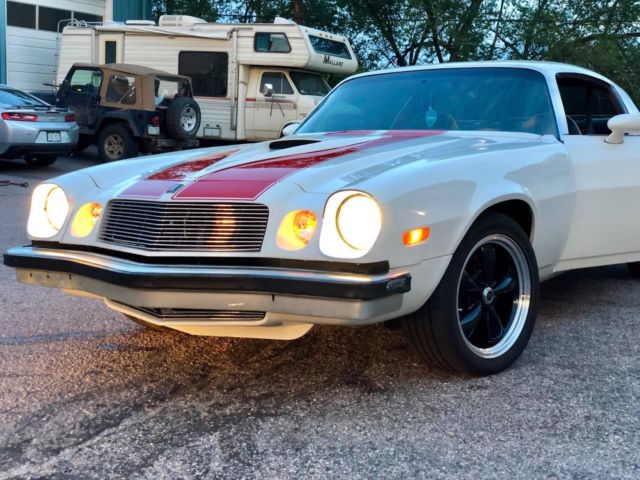 1977 White Chevrolet Camaro