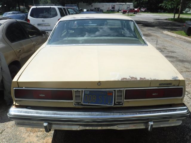 1977 Tan Chevrolet Capriceold Coupe