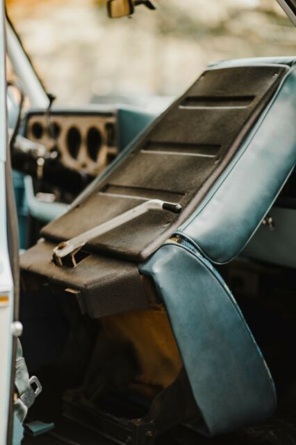 1977 Blue and White Chevrolet Blazer SUV