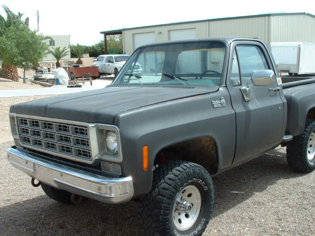 1977 Gray Chevrolet C-10 Pickup