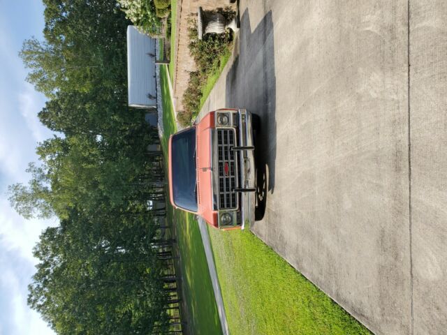 1977 Orange Chevrolet C-10