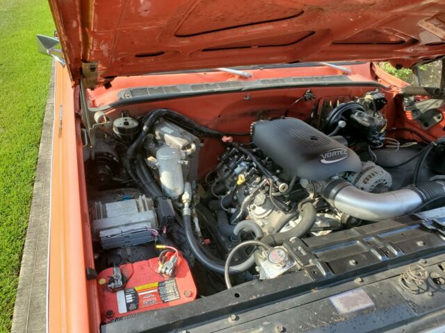 1977 Orange Chevrolet C-10