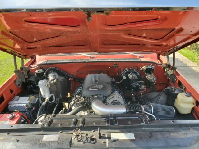 1977 Orange Chevrolet C-10