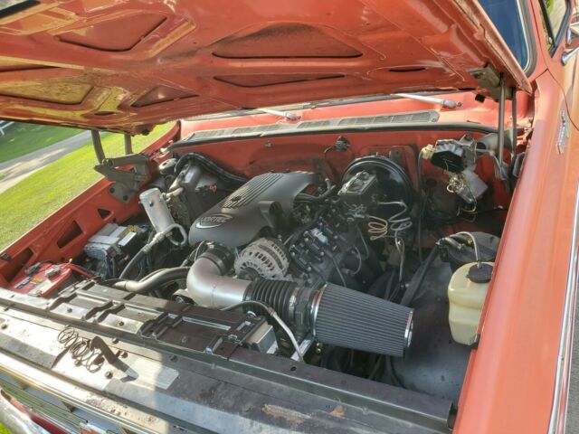 1977 Orange Chevrolet C-10