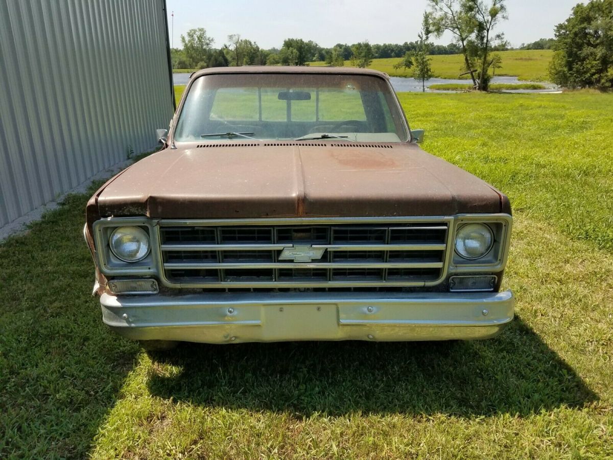 1977 Brown Chevrolet C-10 Standard Cab Pickup