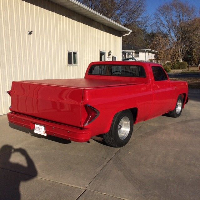 1977 Red Chevrolet C-10 Standard Cab Pickup