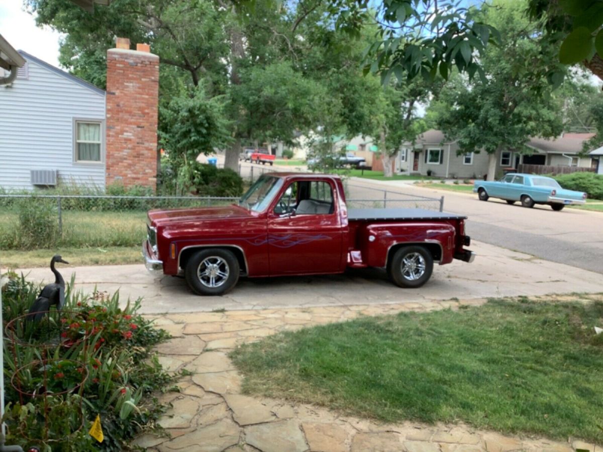 1977 Red Chevrolet C-10